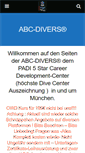Mobile Screenshot of abc-divers.de
